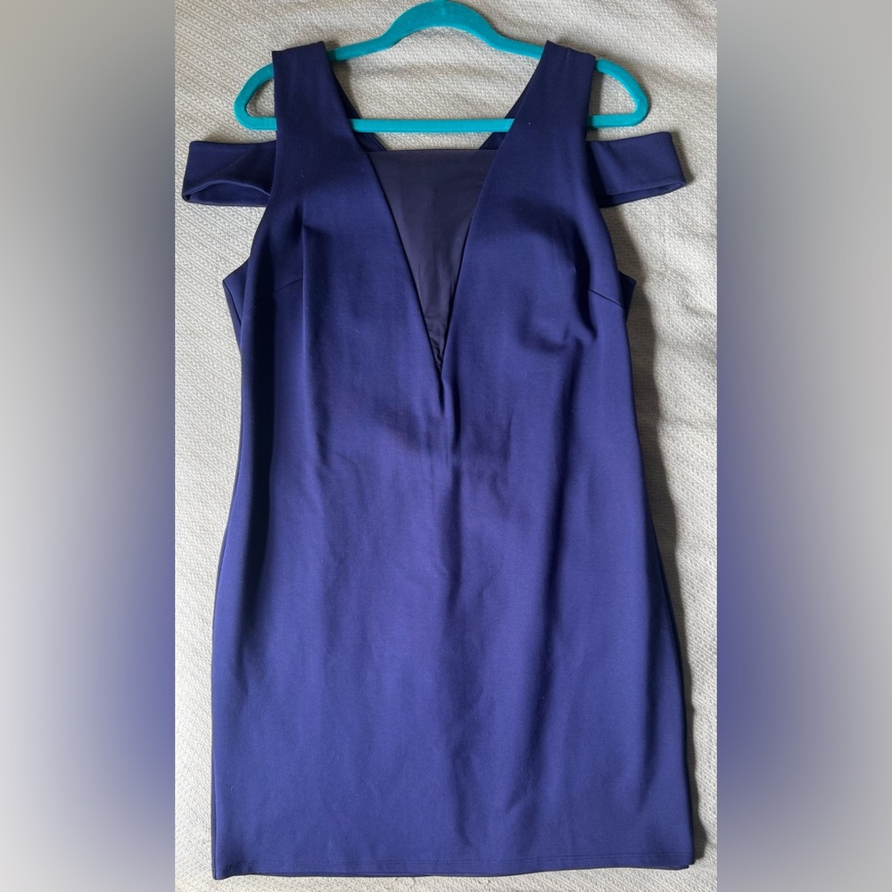 Halston Heritage Elegant Purple Dress